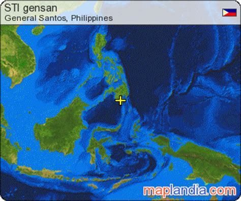 google maps gensan|Satellite map of General Santos, Philippines. Latitude: 6.1167 .